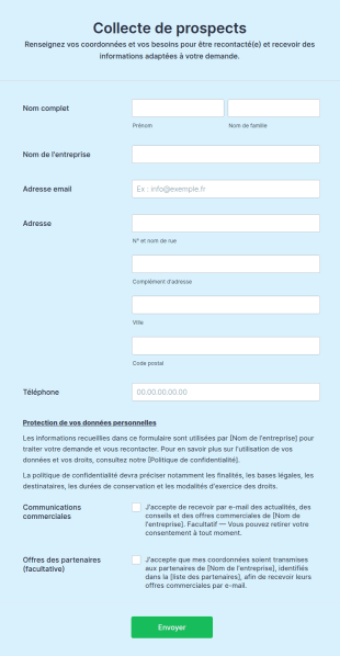 Collecte De Prospects