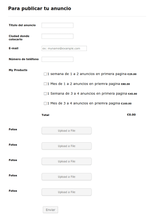 Colocartusanuncios.info Form Template