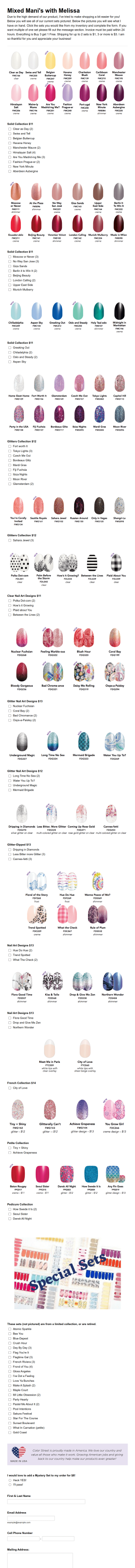 Color Street Inventory _ Melissa C Form Template