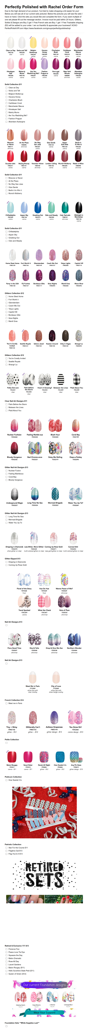 Patriotic Collection Pre Order Form Template