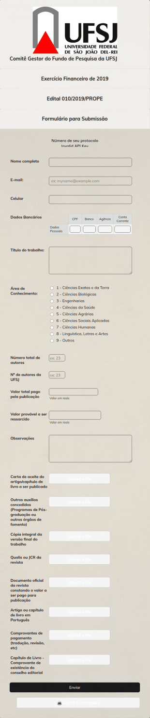 Comitê Gestor Do Fundo De Pesquisa 2019