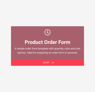 Commande De Poissons Livrés à Domicile Form Template