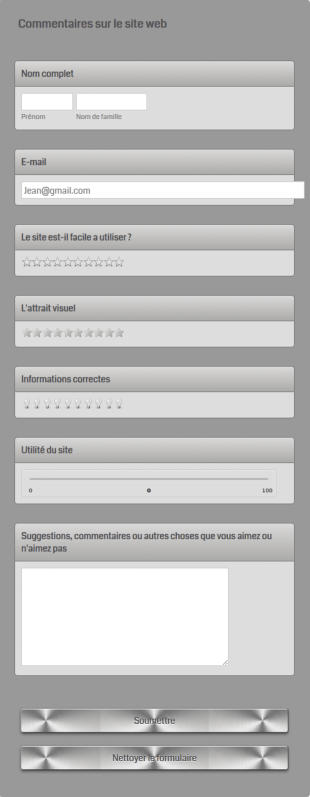 Commentaires Sur Le Site Web