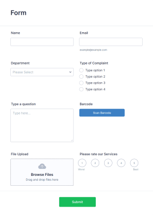 Complaint Form Template