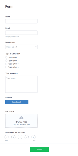Complaint Form Template