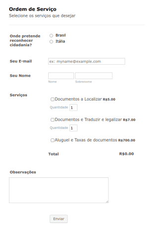 Compra Personalizada