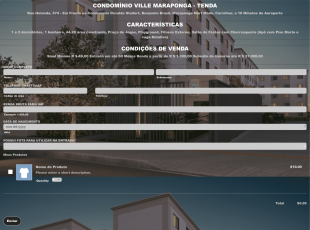 Condominio Ville Maraponga Tenda Form Template