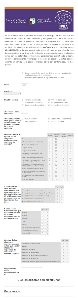 Conducción Vehicular