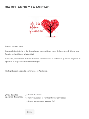 Confirmación De Asistencia A Evento Del Día Del Amor Y La Amistad