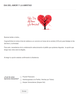 Confirmación De Asistencia A Evento Del Día Del Amor Y La Amistad