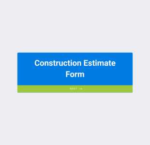 Construction Estimate Form Template