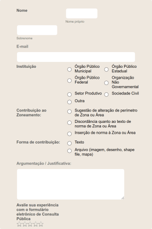 Consulta Pública Área De Proteção Ambiental Form Template