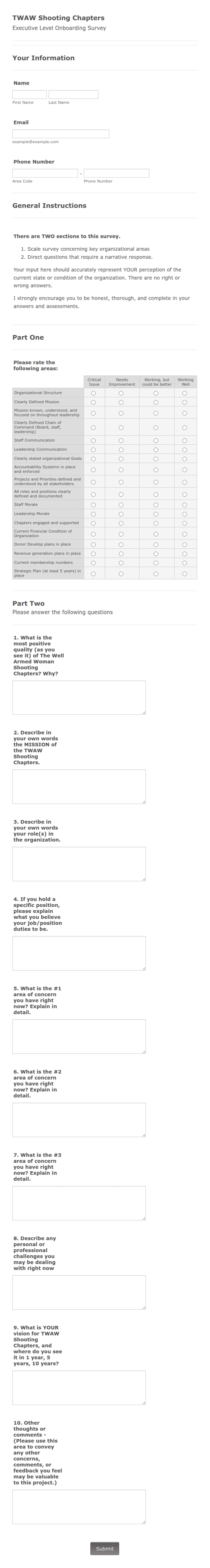 Consultant Onboarding Survey Template | Jotform