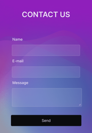 Artistic Contact Form Template