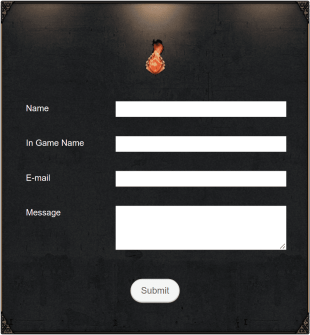 Contact Form With Game Theme Form Template