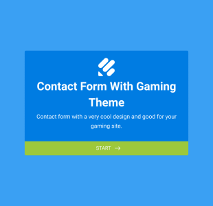 Game Contact Form Template
