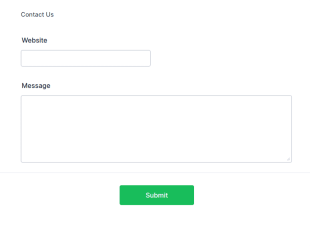 Contact Form With Header And Footer (Customized)