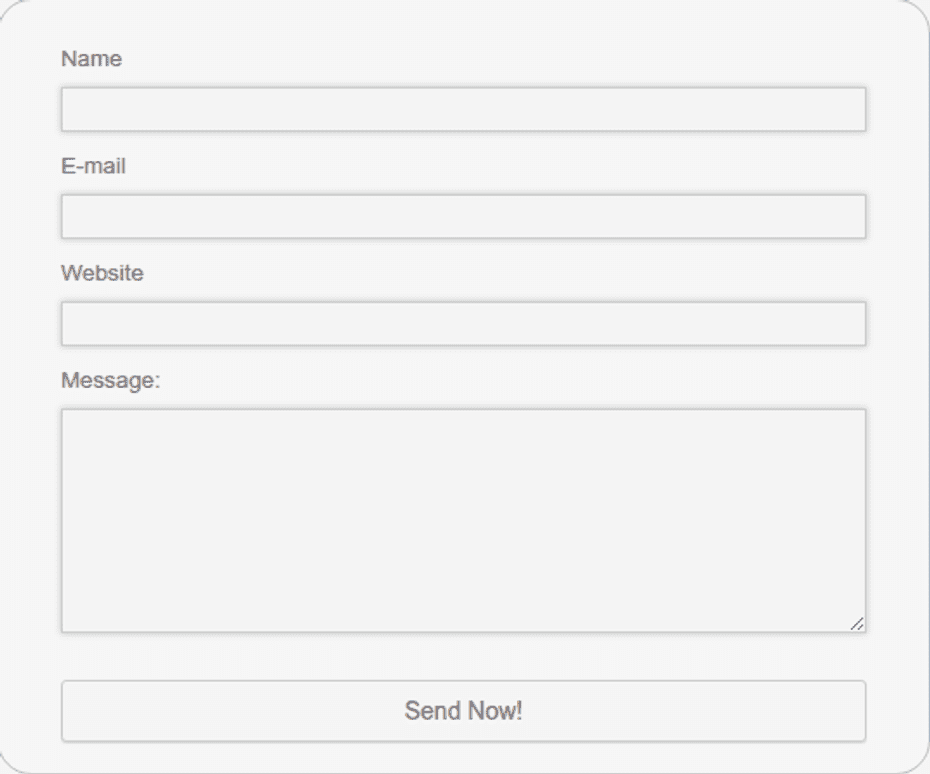 Rounded Corner Form Example Contact Form with Round Corners Form Template | Jotform