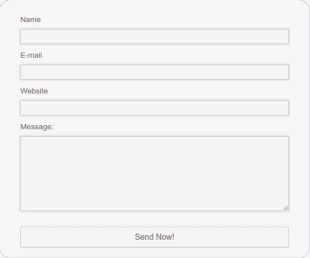 Contact Form With Round Corners