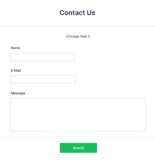Contact Form With Vanilla Theme