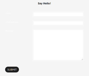 Contact Page Blue And Responsive Form Template