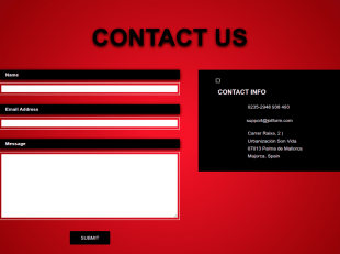 Contact Page Red And Responsive Form Template