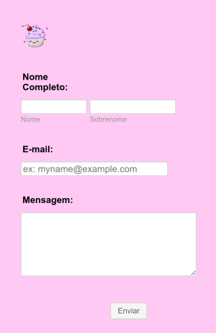Contato E Mail Form Template