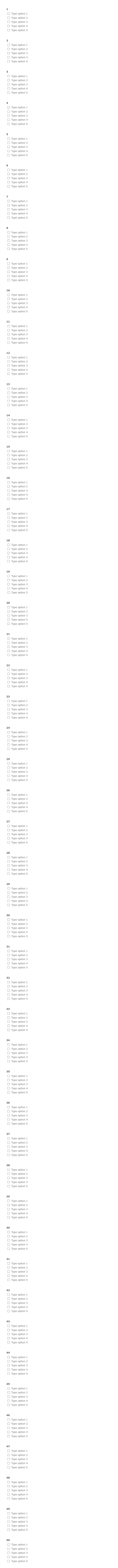 Contoh Soal Form Template