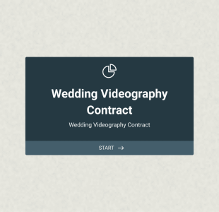 Contrat De Vidéographie De Mariage Form Template