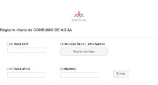 Control Consumo Agua