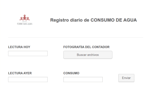 Control Consumo Agua