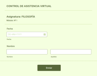 Control De Asistencia