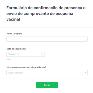 Controle De Esquema Vacinal Sítio Bangue Form Template