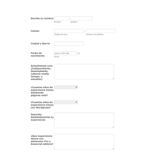 Convocatoria Diseño Web Vectorial