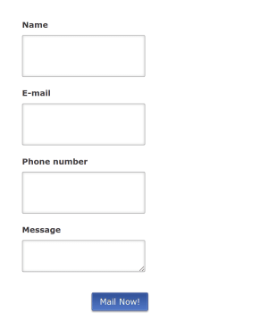 Designer Contact Form Template