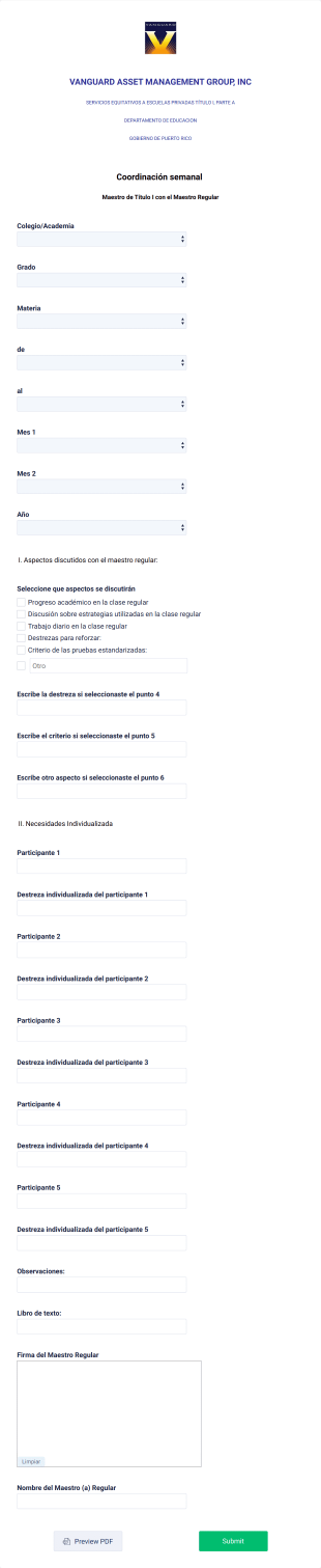 Coordinación Maestro Tutor Y Maestro Regular