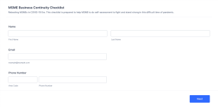 COVID 19 Business Continuity Checklist Form Template