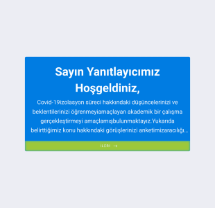 Covid 19 İzolasyon Sürecinin İnsan Yaşamındaki Etkisi Form Template