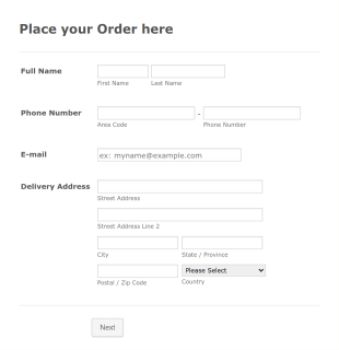 COVID 19 PPE Order Form Template