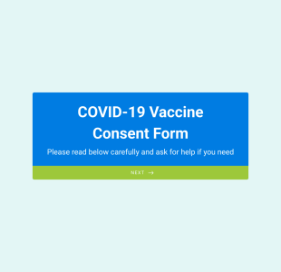 COVID 19 Vaccine Consent Form Template