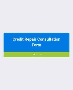 Credit Repair Consultation Form Template