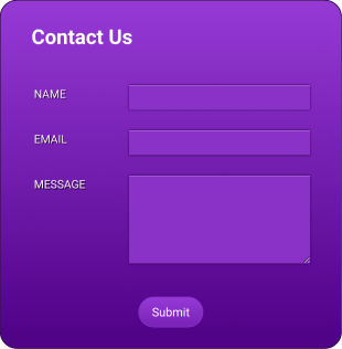 Purple Contact Form Template