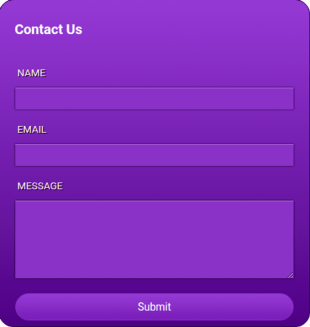 Purple Contact Form Template