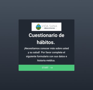 Cuestionario De Hábitos Cortos Form Template
