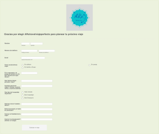 Cuestionario Para Solicitar Cotización Form Template