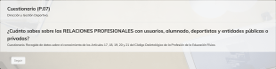 Cuestionario Sobre Las Relaciones Profesionales EF Cap.I (P.07)
