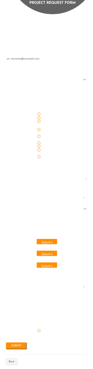 Project Request Form Template