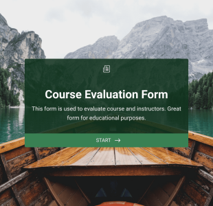 Cursus Evaluatieformulier Form Template