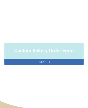 Custom Bakery Order Form Template