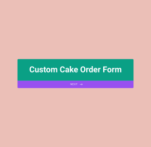 Custom Cake Order Form Template